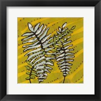 Gold Batik Botanical II Fine Art Print