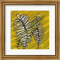 Gold Batik Botanical II Fine Art Print