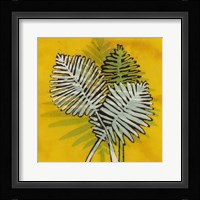 Gold Batik Botanical III Fine Art Print
