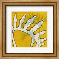 Gold Batik Botanical VI Fine Art Print
