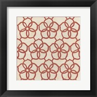 Floral Trellis II Framed Print