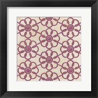 Floral Trellis IV Framed Print