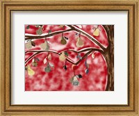 Red Pear Tree Fine Art Print