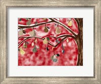 Red Pear Tree Fine Art Print