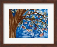 Blue Apple Tree Fine Art Print