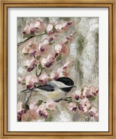 Cherry Blossom Bird I Fine Art Print