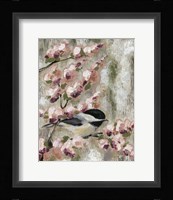 Cherry Blossom Bird I Fine Art Print