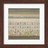 Alphabet I Fine Art Print