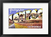 Greetings from Lompoc California Fine Art Print