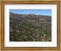 Aerial view of Santa Barbara, California Fine Art Print