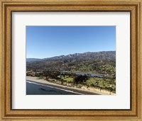 Aerial view Santa Barbara, California Fine Art Print