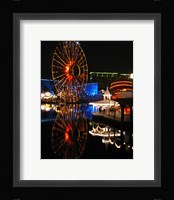 Paradise Pier At Night Fine Art Print