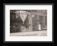 Billiards Hall, Greensboro, North Carolina Fine Art Print
