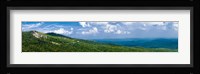 Panorama of the Blue Ridge Parkway Asheville, NC Fine Art Print