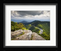 Blue Ridge Parkway Craggy Gardens Scenic Mountains Asheville NC Framed Print