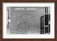 Lincoln Market Winston Salem, North Carolina Fine Art Print