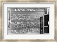 Lincoln Market Winston Salem, North Carolina Fine Art Print