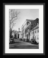 Salem College, General View, Salem Square, Winston-Salem, Forsyth County, NC Framed Print