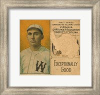Gilmore, Winston-Salem Team, Baseball Card Portrait Fine Art Print