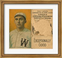 Gilmore, Winston-Salem Team, Baseball Card Portrait Fine Art Print