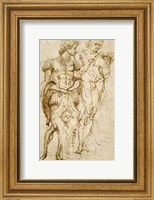 Two Standing Male Figures Fine Art Print