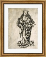 Standing Female Saint Fine Art Print