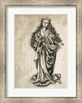 Standing Female Saint Fine Art Print