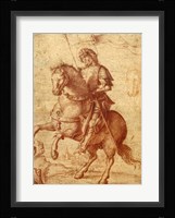A Saint on Horseback Fine Art Print