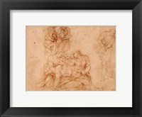 The Swooning Virgin Supported by Three Holy Women Fine Art Print