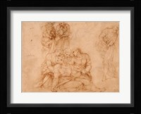 The Swooning Virgin Supported by Three Holy Women Fine Art Print
