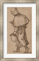 A Peasant Woman Carrying a Jug Fine Art Print