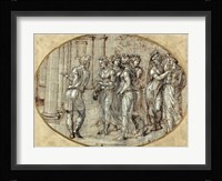 Odysseus and the Daughters of Lycomedes Fine Art Print
