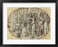 Odysseus and the Daughters of Lycomedes Fine Art Print
