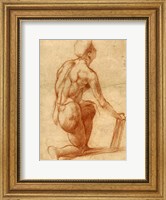 Study of a Kneeling Figure Fine Art Print
