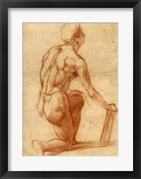 Study of a Kneeling Figure Fine Art Print