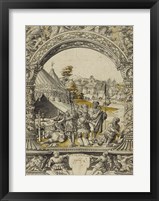 Mucius Scaevola Thrusting His Right Hand into the Flames Fine Art Print