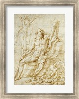 Hercules Resting after Killing the Hydra Fine Art Print