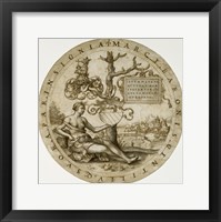 Study for a Stained-Glass Window with the Coat of Arms of the Barons von Paar Fine Art Print