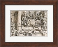Lazarus Begging for Crumbs from Dives's Table Fine Art Print