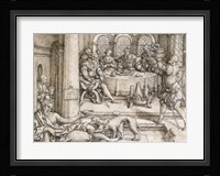 Lazarus Begging for Crumbs from Dives's Table Fine Art Print