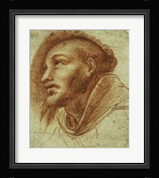 Study of a Franciscan Monk Fine Art Print