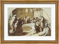 The Deaths of the Blessed Ugoccione and Sostegno Fine Art Print