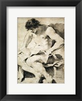 Study of a Seated Young Man Fine Art Print