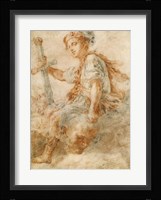David with the Head of Goliath Fine Art Print