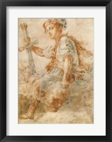 David with the Head of Goliath Fine Art Print