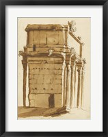 The Arch of Septimius Severus Fine Art Print