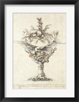 Design for a Ewer with Eagles and PuttI Fine Art Print