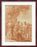 The Prophet Elisha and the Shunammite Woman Fine Art Print