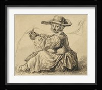 A Milkmaid Fine Art Print