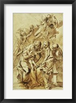 Holy Family with Saint Anne Fine Art Print